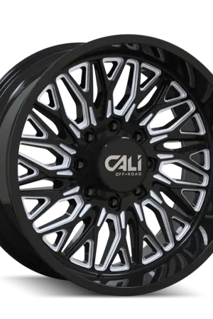 Cali OffxRoad Crusher 9118 Gloss Black Milled 22x10 6x139.7 x19mm 106.1mm Order Now