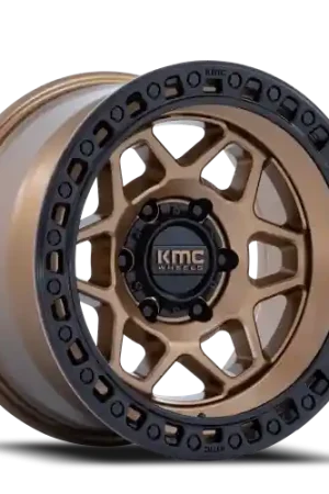 Bulk Order KMC Torx KM553ZB 17x8.5 +0 6x139.7mm 106.1mm Matte Bronze Gloss Black Lip