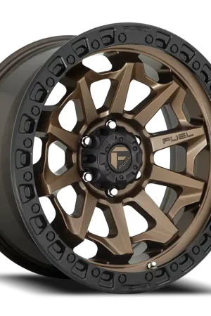 Fuel Covert D696 15x8 -19 5x139.7mm 108mm Matte Bronze Black Bead Ring Super Sale
