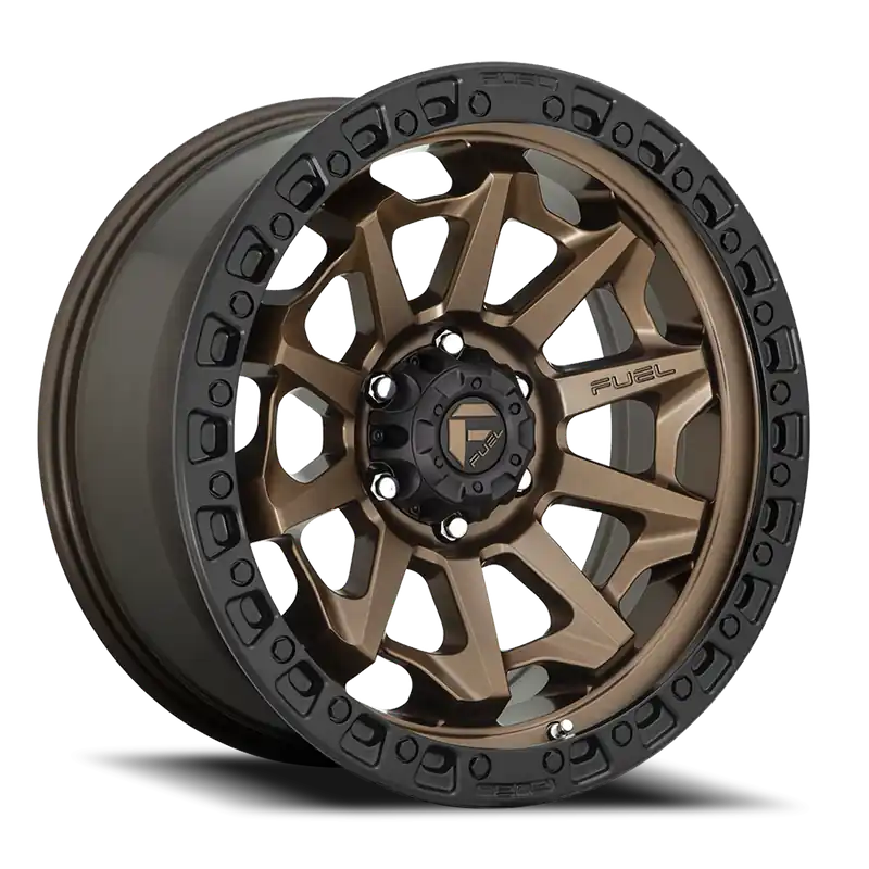 Fuel Covert D696 15x8 -19 5x139.7mm 108mm Matte Bronze Black Bead Ring Super Sale