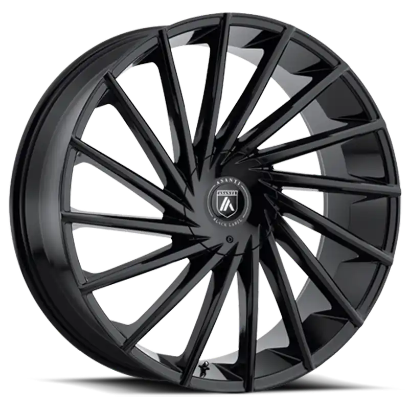 Asanti Black Label Matar ABL18 BK 20x8.5 +30 6x135/6x139.7mm 100.5mm Gloss Black One Day Deal