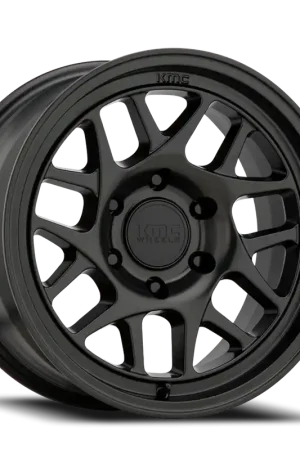 KMC Bully OL KM717 SB 16x8 +0 5x127mm 71.5mm Satin Black Price Cut