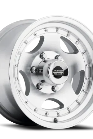 American Racing AR23 SL 15x8 -19 6x139.7mm 108mm Machined Silver Clear Coat Free Returns