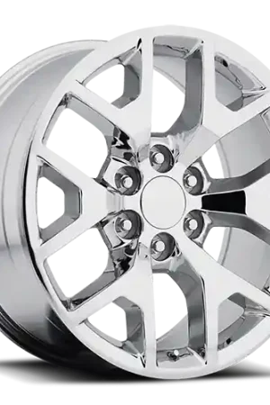 Final Sale Factory Reproductions FR 44 GMC Sierra Replica CH 20x9 +27 6x139.7mm 78.1mm Chrome