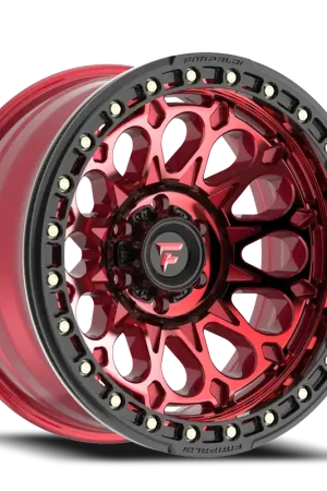 Fittipaldi Offroad Beadlock Series FB153R 20x10 -38 6x135mm 87.1mm Red Machined Forged Ring Top Pick