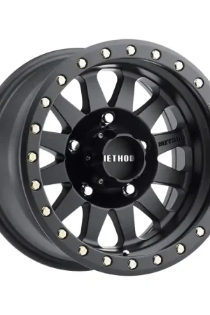 Method MR304 Double Standard 17x8.5 0mm Offset 5x5 94mm CB Matte Black Wheel Best Choice