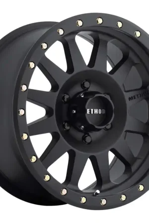 Method MR304 Double Standard 17x8.5 0mm Offset 6x5.5 108mm CB Matte Black Wheel Fan Favorite