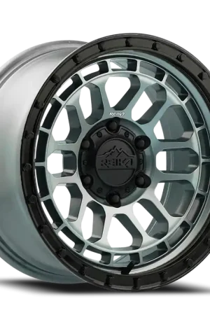 Reika Rambler R35 G 17x9 -12 6x139.7mm 106.1mm Gloss Graphite Black Ring No Minimum Order