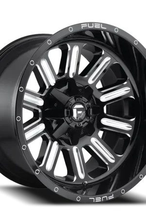 Trending Fuel Hardline D620 20x9 +1 5x139.7/5x150mm 110.3mm Gloss Black Milled