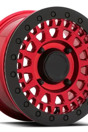 Bargain Black Rhino Parker Beadlock UTV RD 14x7 +36 4x136mm 106mm Candy Red Black Bead Ring