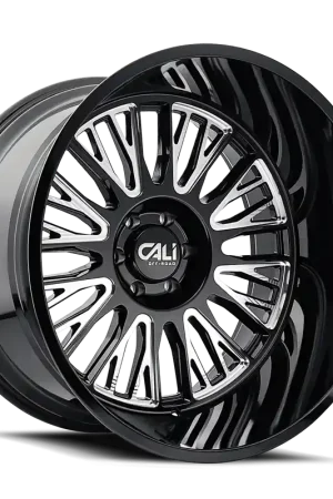 Cali OffxRoad Vertex 9116 Black Milled 24x14 8x165.1 x76mm 125.2mm Price Drop