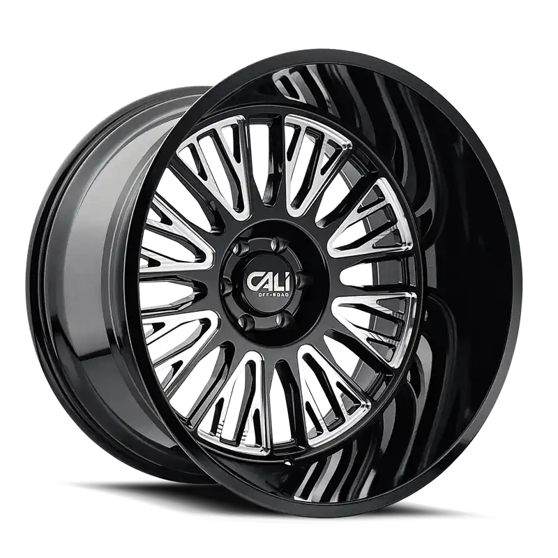 Cali OffxRoad Vertex 9116 Black Milled 24x14 8x165.1 x76mm 125.2mm Price Drop