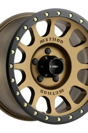 Method MR305 NV 17x8.5 0mm Offset 5x5.5 108mm CB Method Bronze/Black Street Loc Wheel High Quality
