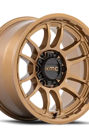 Authentic KMC Wrath KM727 BZ 17x8.5 +0 5x127mm 71.5mm Matte Bronze