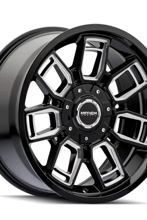 Mayhem Ordinance 8118 Gloss Black Milled 20x9 5x127/5x139.7 0mm 87.1mm Original