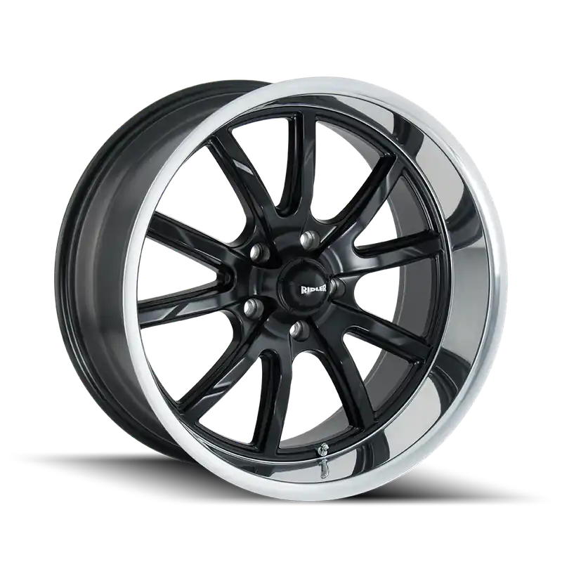 Ridler 650 Matte Black Polished 18x8 5x127 0mm 83.82mm Top Pick