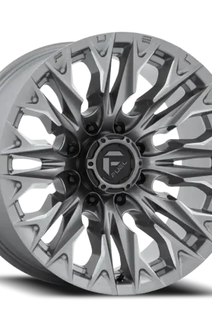 Trusted Brand Fuel Flame 8 D806 20x10 -18 8x180mm 124.2mm Platinum