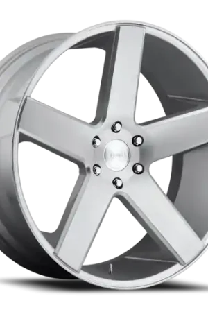 DUB Baller S218 24x10 +19 6x139.7mm 106.1mm Gloss Silver Brushed Limited Edition