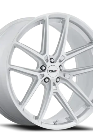 Limited Offer TSW Imola SD 22x9 +27 5x112mm 66.56mm Gloss Silver Machined Face