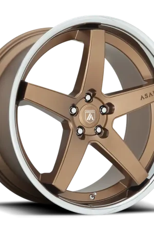 Hot Deal Asanti Black Label Regal ABL31 BRZ 20x10.5 +20 5x115mm 72.6mm Satin Bronze Chrome Lip