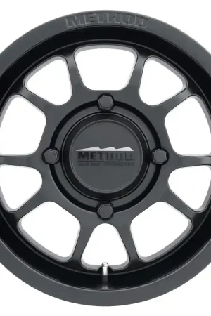 Place Order Method MR409 Bead Grip 15x10 / 5+5/0mm Offset / 4x136 / 106.25mm CB Matte Black Wheel