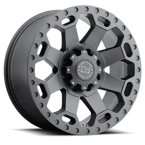 Black Rhino Warlord GY 18x9 -12 8x170mm 125.1mm Matte Gunmetal Bulk Order