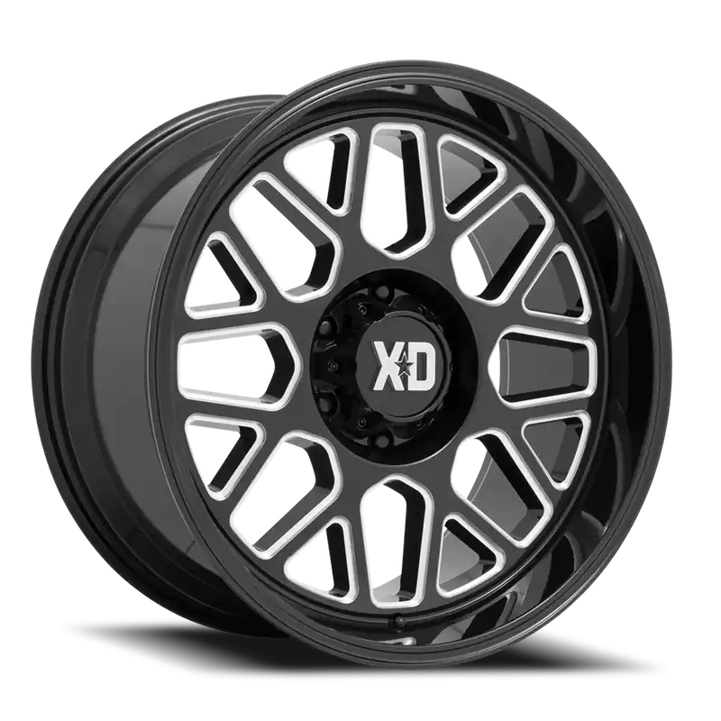 Wholesale XD Series Grenade 2 XD849 GB-M 20x12 -44 5x127mm 71.5mm Gloss Black Milled