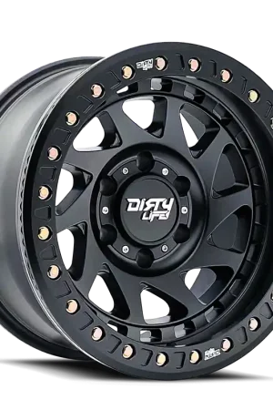 Dirty Life Enigma Race 9313 Matte Black 17x9 6x139.7 x38mm 106mm Deal