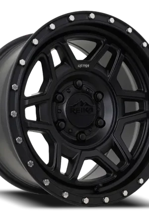 Reika Trooper R40 SB 17x8.5 +0 6x135mm 87.1mm Satin Black Clearance