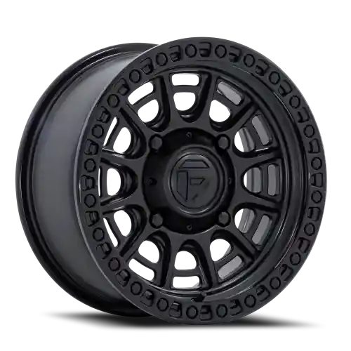 Fuel Cycle UTV FV832MB 15x7 +38 5x114.3mm 72.56mm Matte Black Gloss Black Lip Super Sale