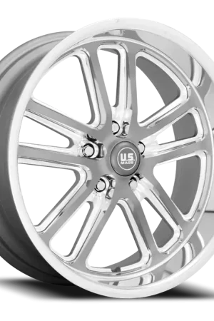 US Mags Bullet U130 18x9.5 +1 5x127mm 78.1mm Textured Gunmetal Milled Top Rated