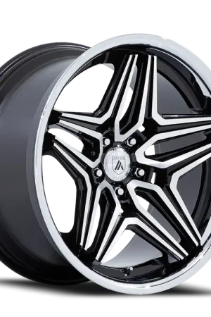Reduced Price Asanti Black Label ABL-46 Duke GBM 22x9 +15 5x115mm 72.56mm Gloss Black Machined