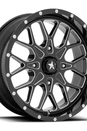 Weekend Sale MSA Portal M45 GB-M 24x7 +0 4x156mm 115.1mm Gloss Black Milled