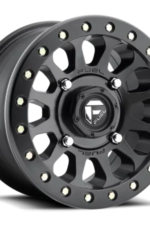 Fuel Vector UTV D920 15x7 +38 4x136mm 110.2mm Matte Black Beadlock Handmade