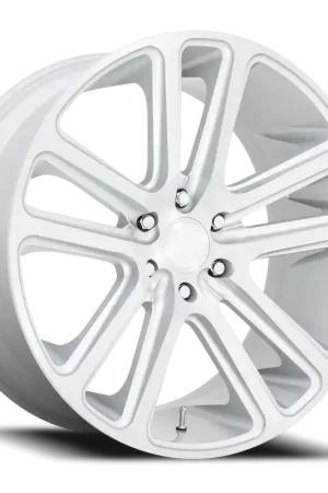 DUB Flex S257 22x9.5 +0 5x115mm 71.5mm Gloss Silver Brushed Free Returns