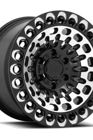 Black Rhino Labyrinth 17x9.5 +12 6x114.3mm 76.1mm Gloss Black Machined Face-Milled Price Cut