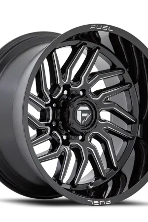 Fuel Hurricane D807 20x9 +20 6x139.7mm 106.1mm Gloss Black Milled Express Delivery