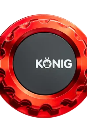 Professional Grade Konig MRK1 Anodized Red Gear Cap w/ Logo