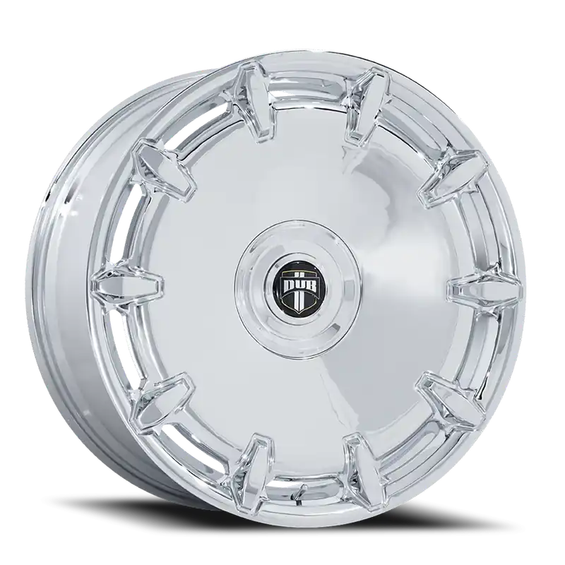 Best Seller DUB Cheef DC271 CH 24x9 +15 5x115/5x120mm 74.1mm Chrome