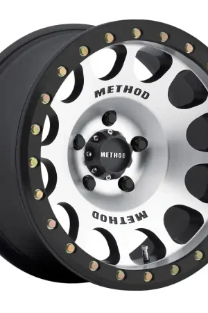 Method MR105 Beadlock 17x9 -38mm Offset 5x5 71.5mm CB Machined w/Matte Black Ring Wheel Popular