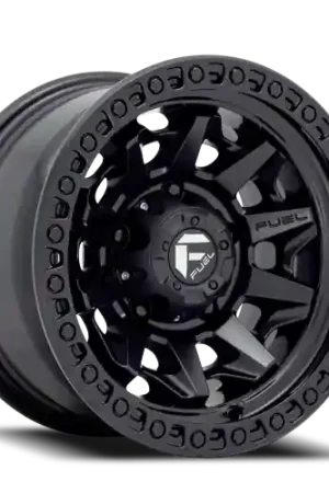 Fuel Covert D694 17x9 +1 8x180mm 124.28mm Matte Black Authentic