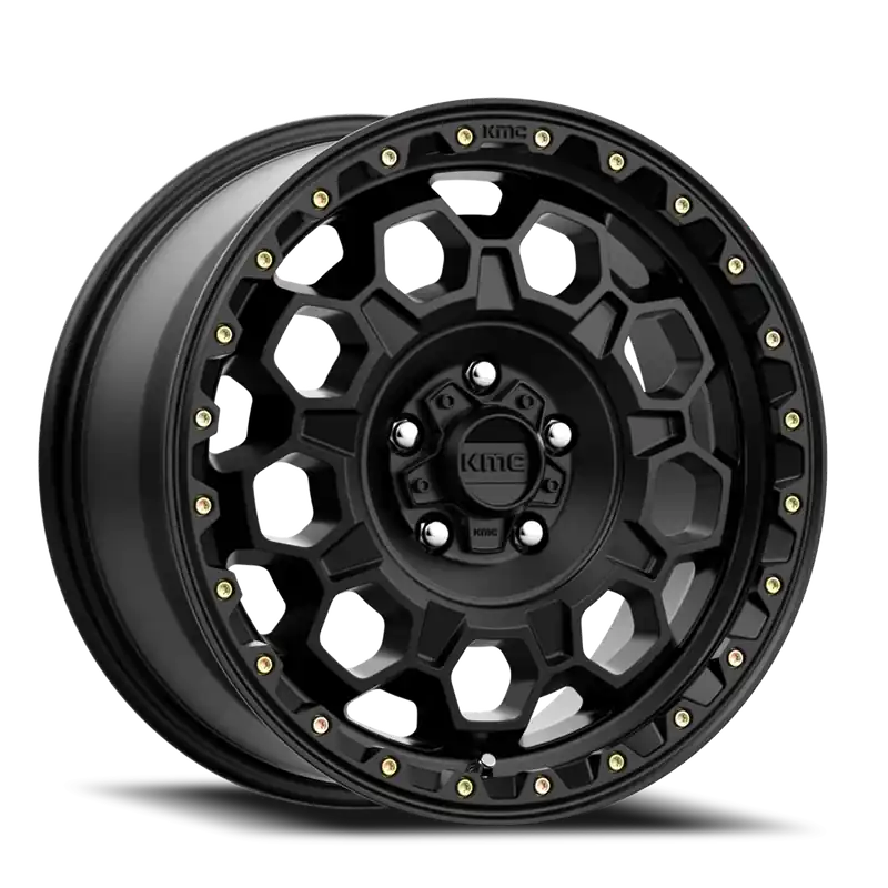 KMC Trek KM545 SB 17x9 +18 5x150mm 110.1mm Satin Black Holiday Sale