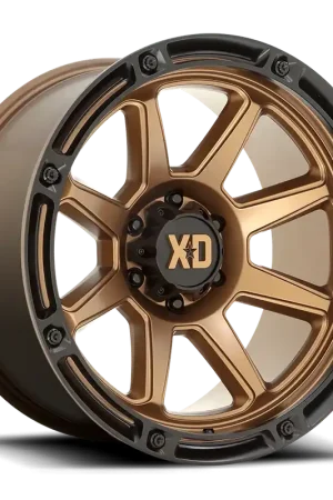 XD Series XD863 BRZ 20x9 +0 5x127mm 71.5mm Matte Bronze Black Lip One Day Deal