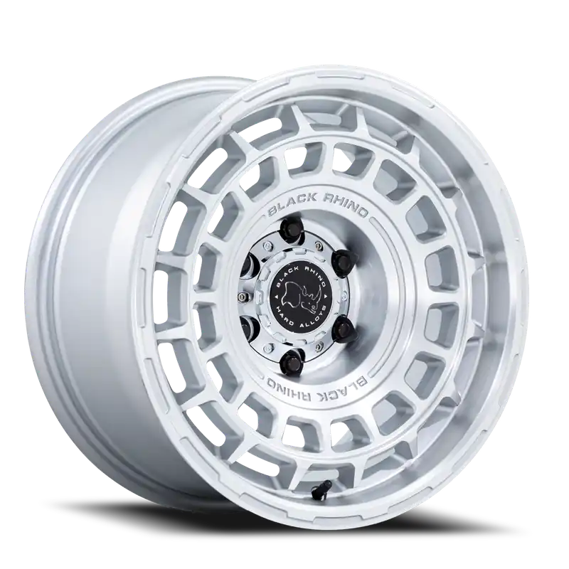Black Rhino AWOL SD 17x8.5 +10 5x127mm 71.5mm Silver Machined Face Must Have