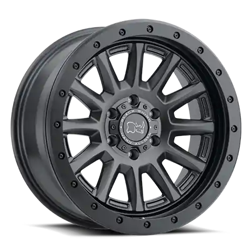 Black Rhino Dugger 17x8.5 -18 5x114.3mm 76.1mm Gunblack Handmade