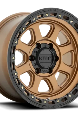 KMC Chase KM548 BRZ 18x9 +18 8x165.1mm 125.1mm Matte Bronze Black Lip Special Offer