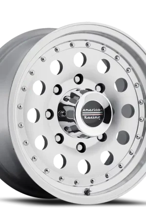 Seasonal Sale American Racing Outlaw II AR62 SL 17x8 +18 8x180mm 130.81mm Machined Silver Clear Coat