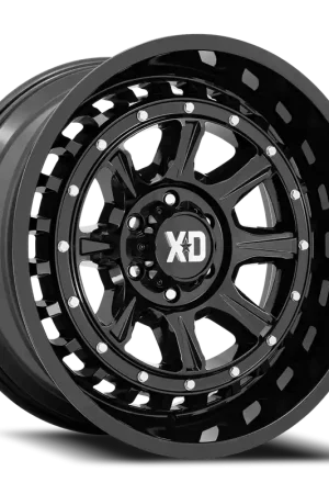 XD Series Outlander XD866 GB 20x10 -18 5x127mm 71.5mm Gloss Black Worldwide Shipping